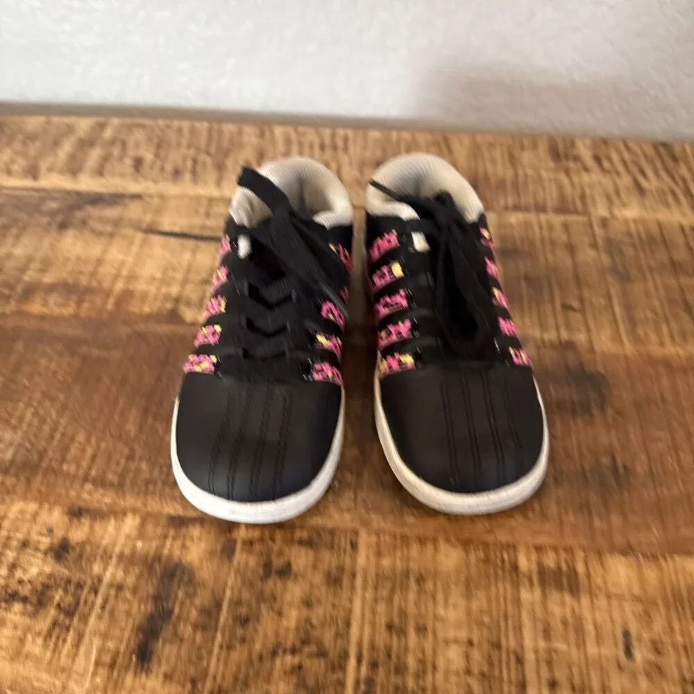 K-Swiss Classic Lx Lace Up  Girls Black Sneakers Casual Shoes Toddler 9 Pink
